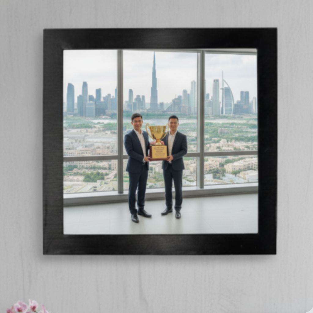 Personalised wall frame corporate gifts Saudi Arabia